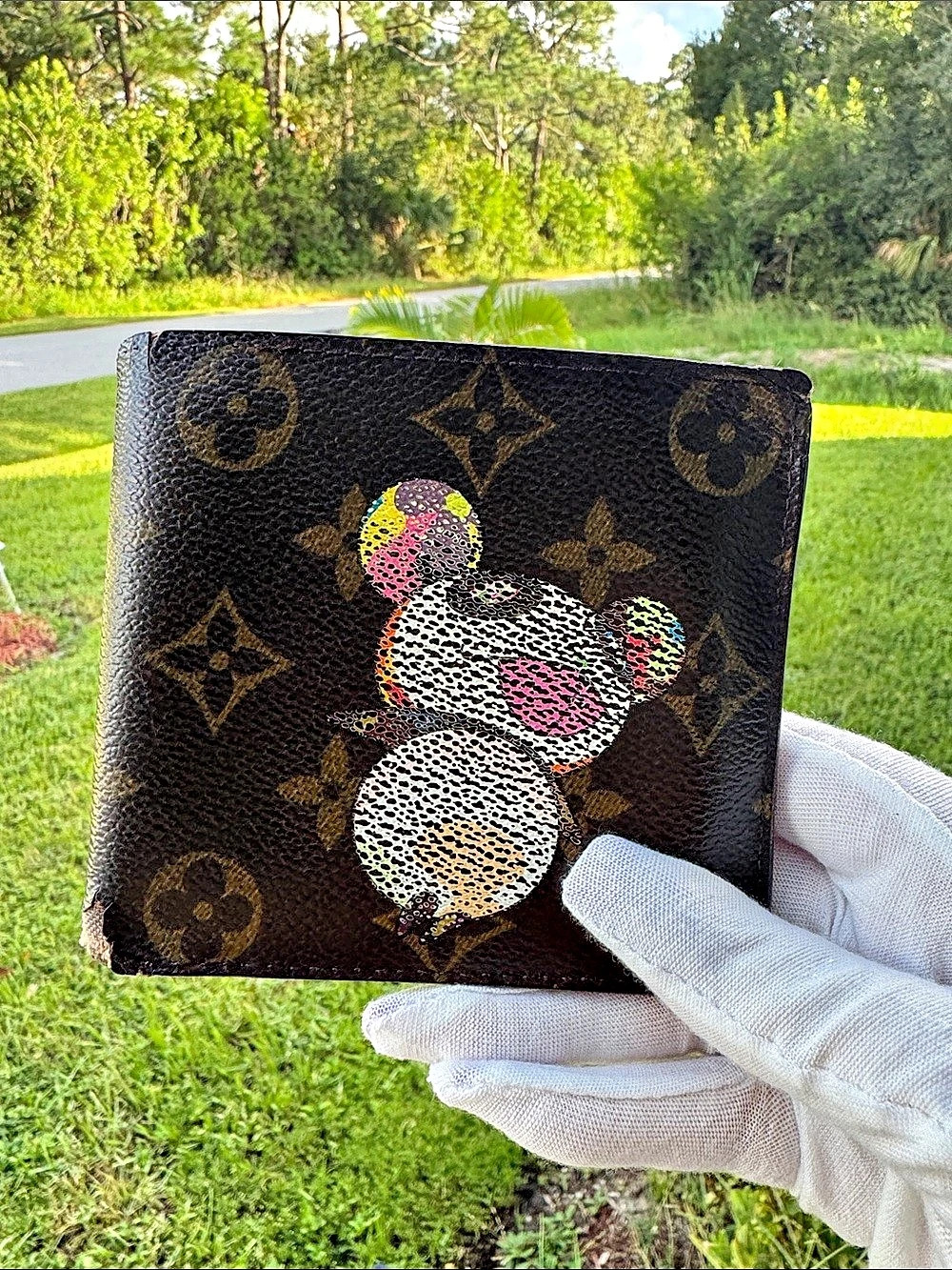 Louis Vuitton x Jake & Dinos Chapman Monogram Savane Multiple Wallet